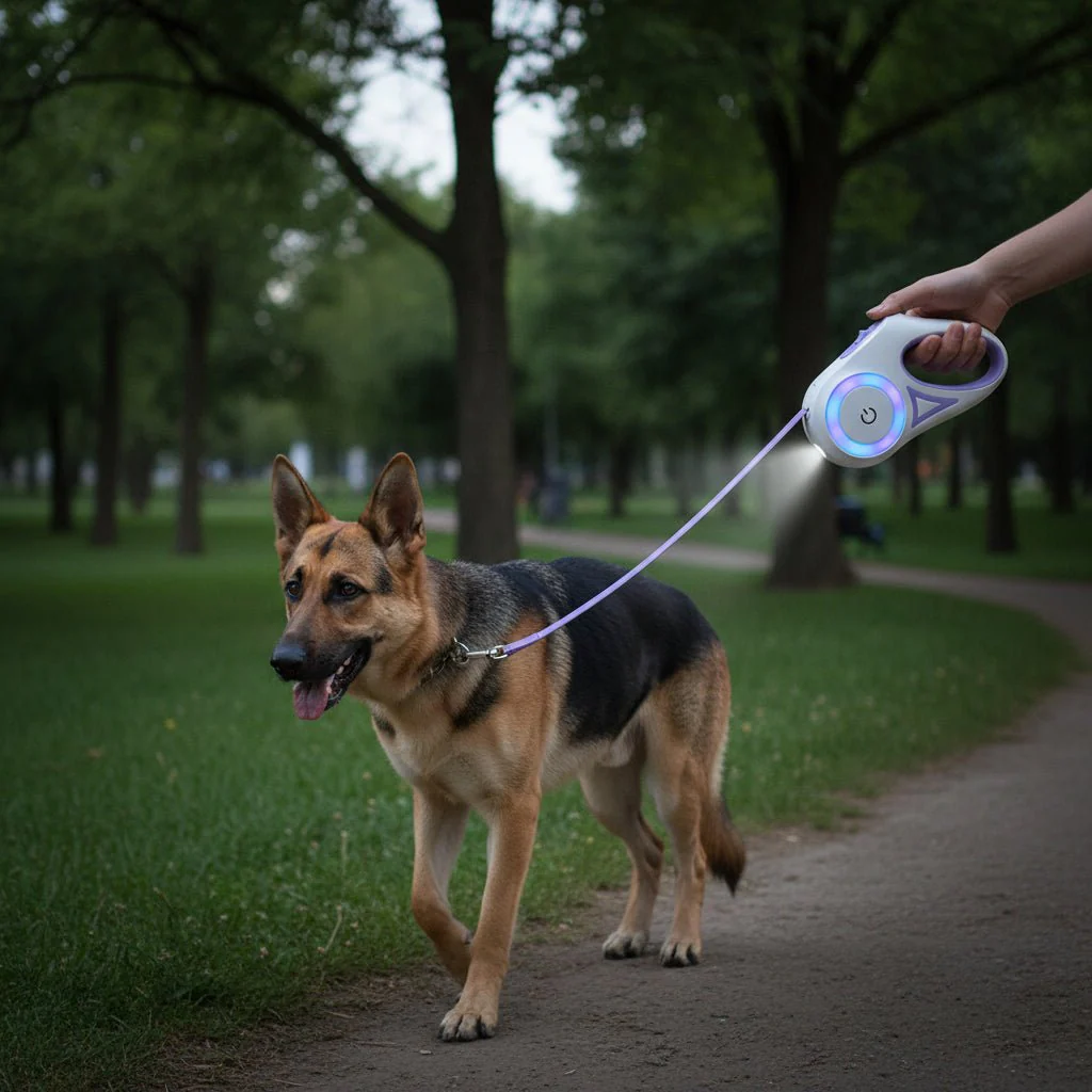 Safewalk Leash - Luminous dog leash with LED light for safe walking - Image 2