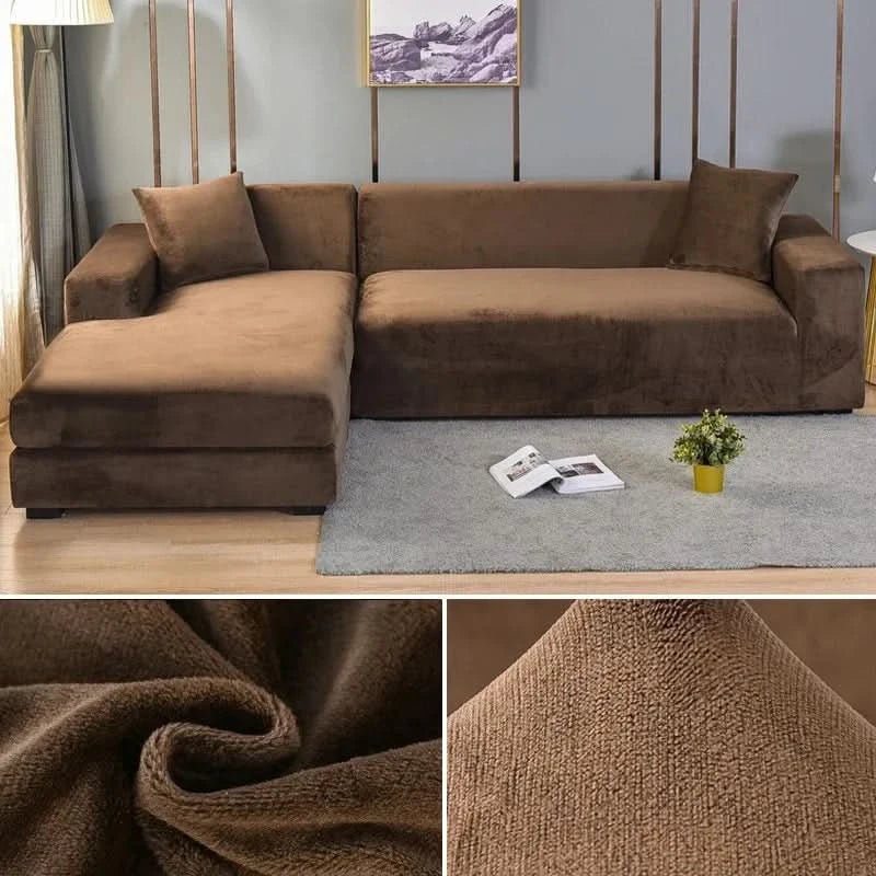 SamtLux sofa cover - Elastic & luxurious for every living room - Image 12