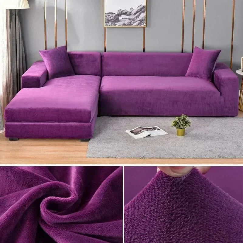 SamtLux sofa cover - Elastic & luxurious for every living room - Image 4