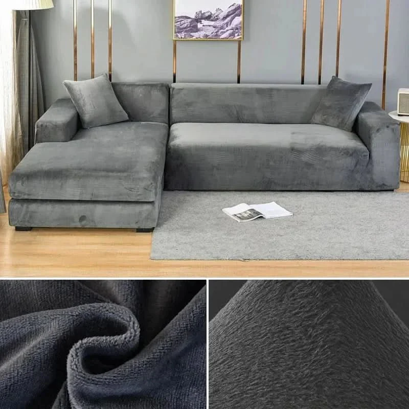 SamtLux sofa cover - Elastic & luxurious for every living room - Image 5