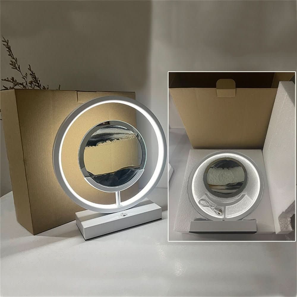 SANDFLOW – 3D LED Sand Art Table Lamp with USB Charging for Relaxing Ambiance - Image 4