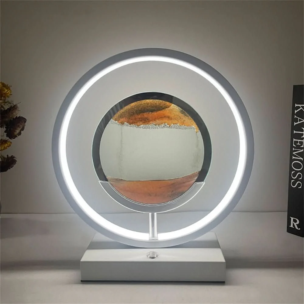 SANDFLOW – 3D LED Sand Art Table Lamp with USB Charging for Relaxing Ambiance - Image 6