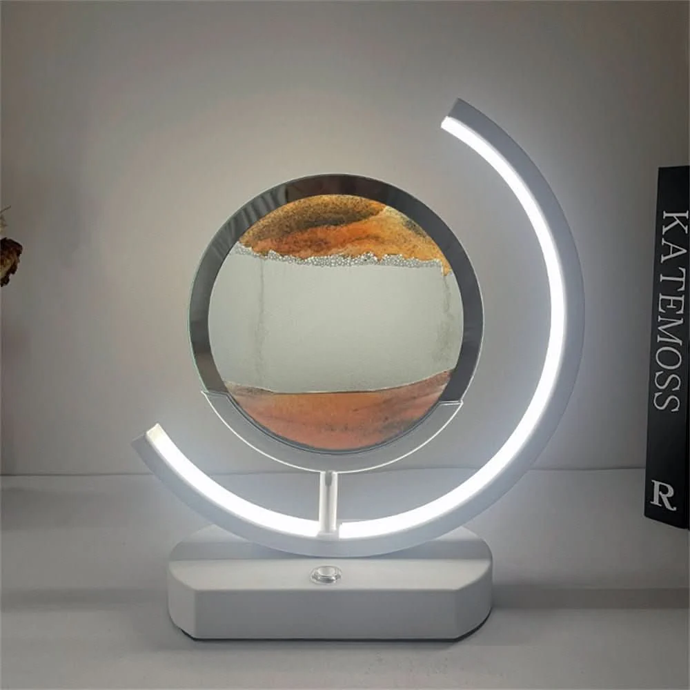 SANDFLOW – 3D LED Sand Art Table Lamp with USB Charging for Relaxing Ambiance - Image 7