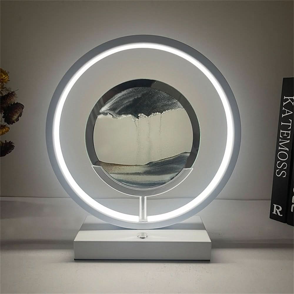 SANDFLOW – 3D LED Sand Art Table Lamp with USB Charging for Relaxing Ambiance - Image 9