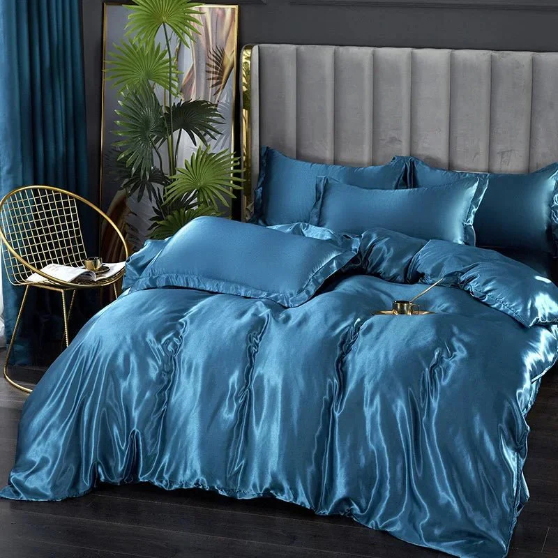 SATINLUXE – Elegant Satin Silk Bedding Set for Restful Sleep Comfort - Image 14