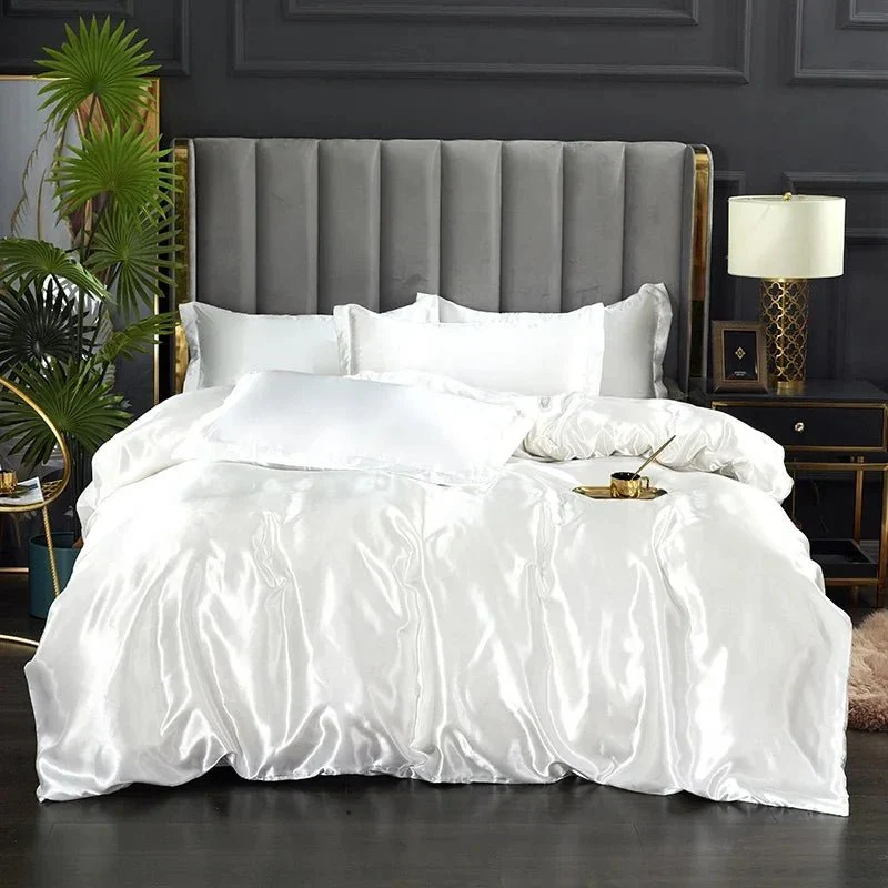 SATINLUXE – Elegant Satin Silk Bedding Set for Restful Sleep Comfort - Image 2