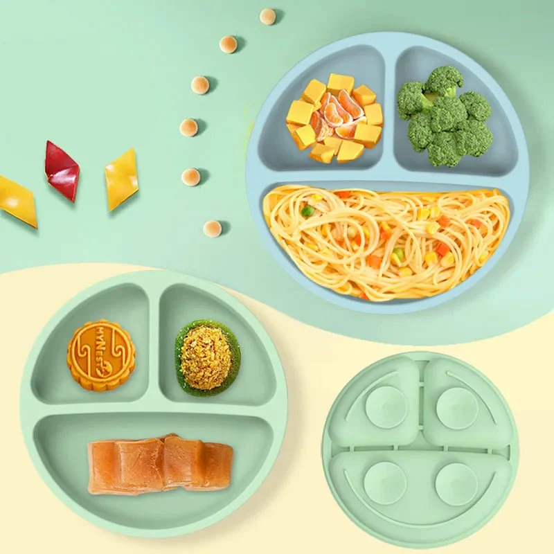 SAUGHALT KIDS – Non-slip Silicone Kids' Plate with Strong Suction Base (BPA-free) - Image 6