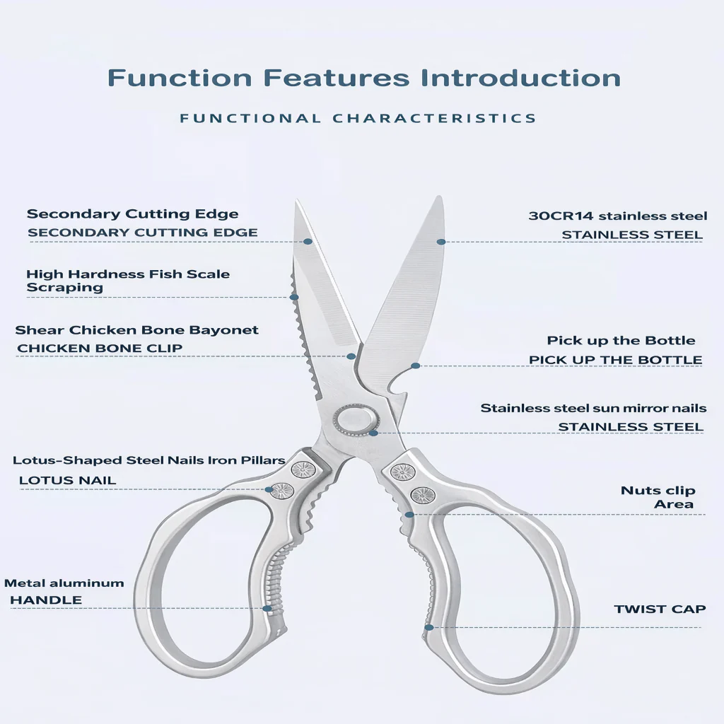 SCHÄRFIX – Precision kitchen scissors for herbs & meat - Image 7