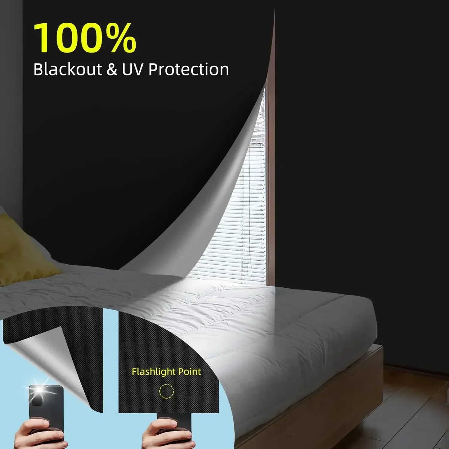 SCHATTENFLEX – Customizable blackout curtain with 100% light blocking - Image 3
