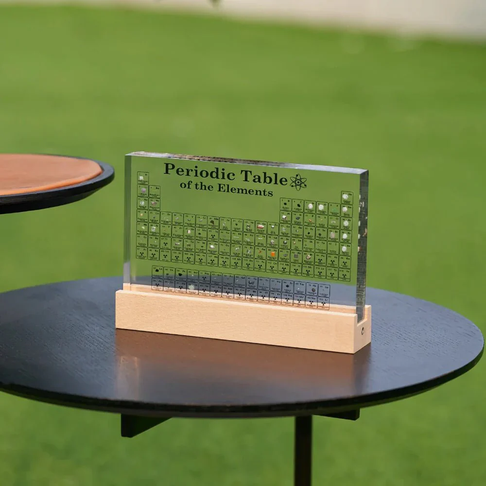 SCIENCELITE – Illuminated Periodic Table of Elements with 83 Real Chemical Elements