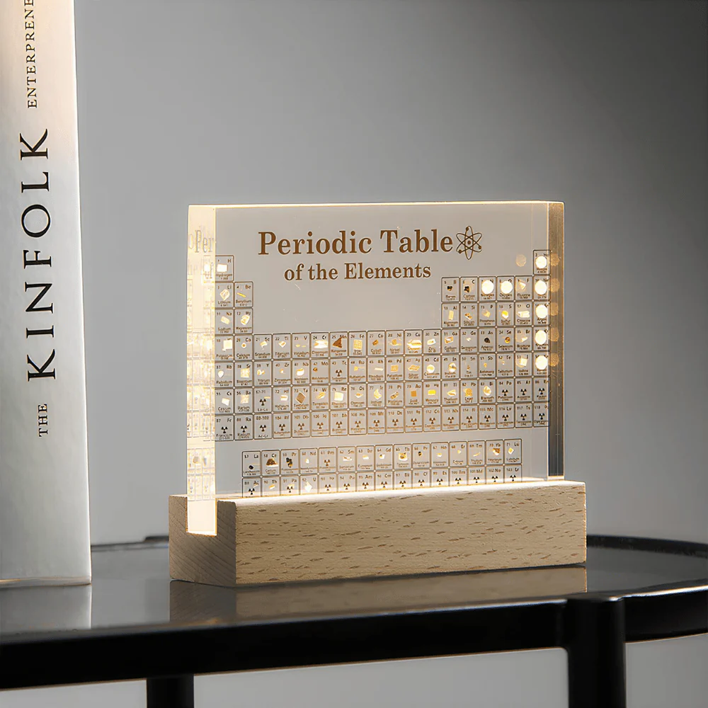 SCIENCELITE – Illuminated Periodic Table of Elements with 83 Real Chemical Elements - Image 2