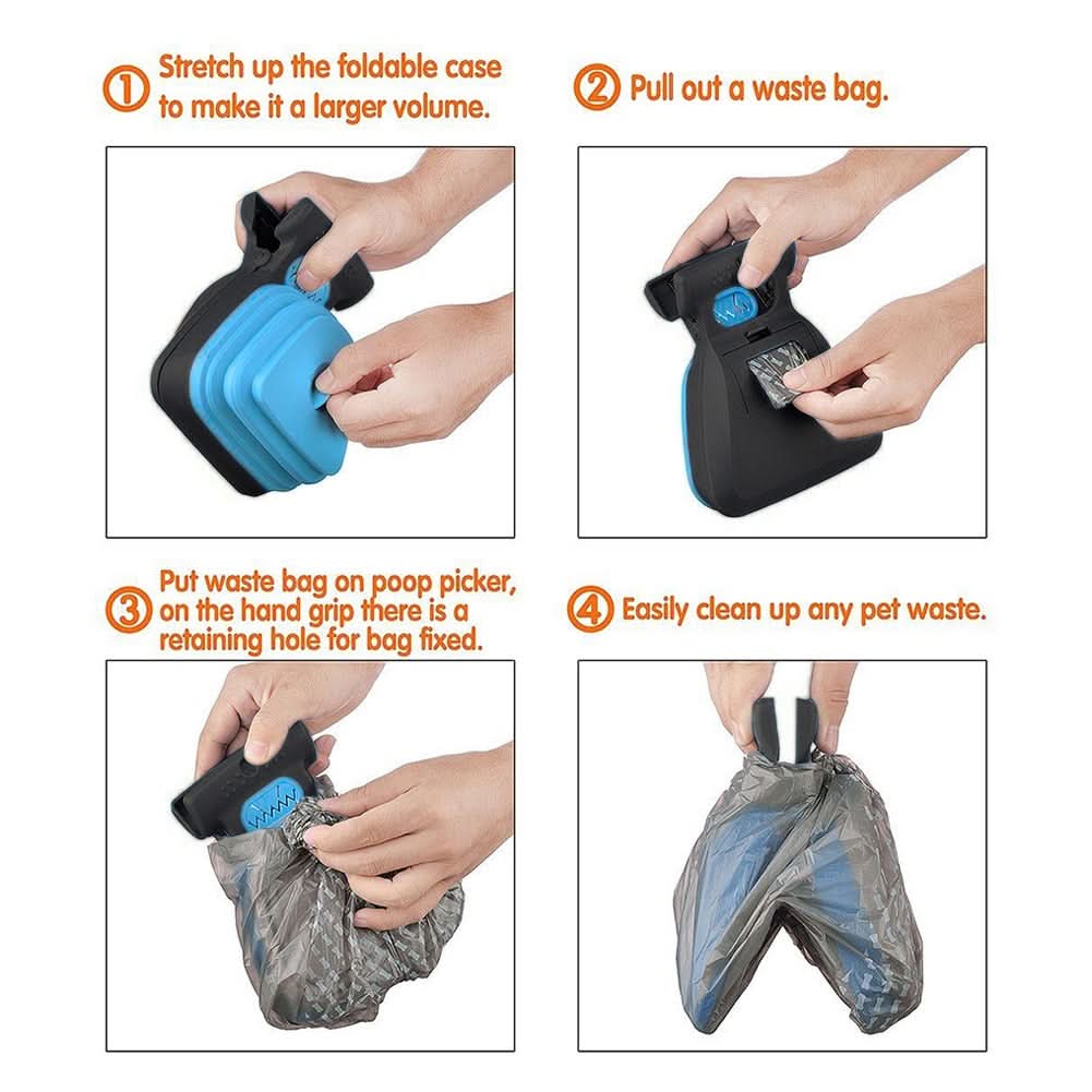 SCOOPIMATE – Portable Dog Poop Scooper with Clip & Adjustable Grabber - Image 5