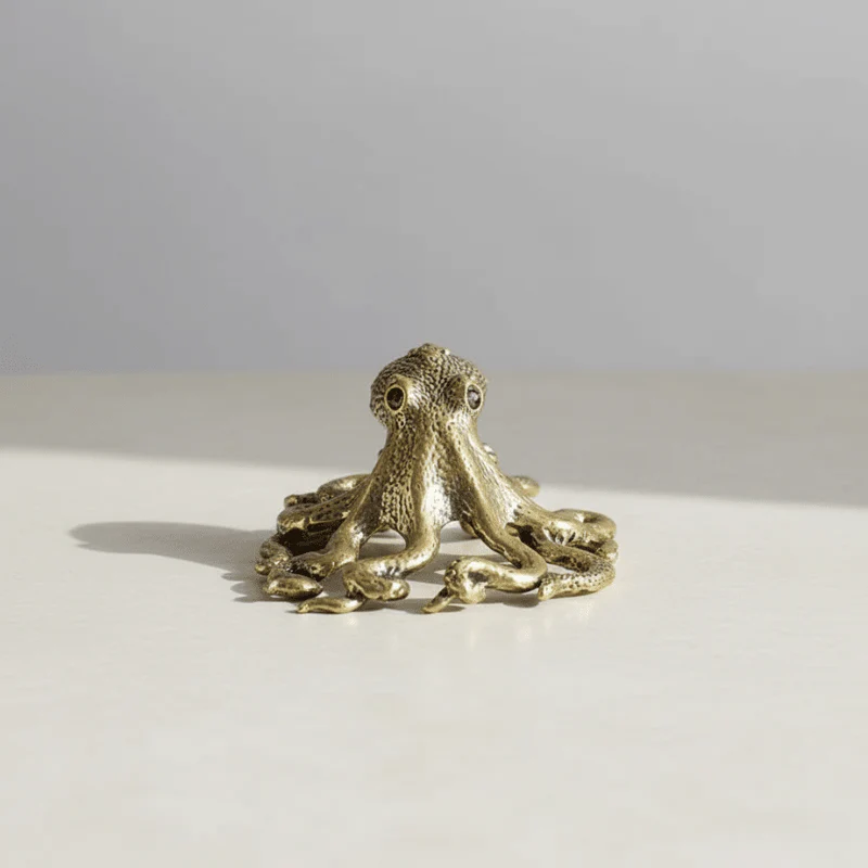 SEALEGANCE - Handcrafted Brass Octopus for Living Room and Office - Image 7
