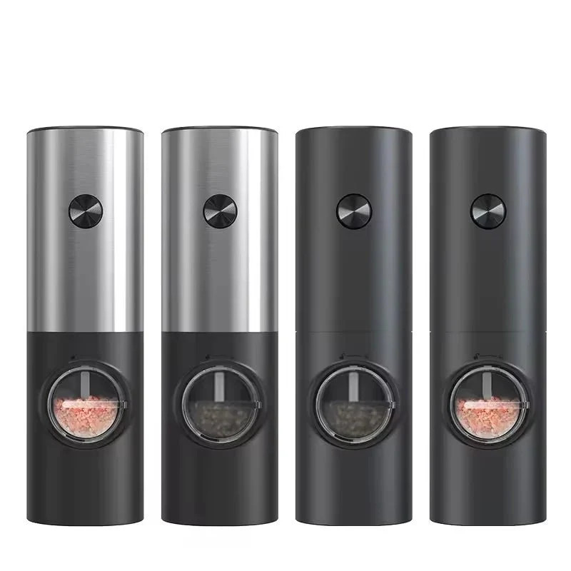 SEASONFIX – Electric Salt and Pepper Grinder Set with LED Light and Adjustable Grind Settings - Image 4