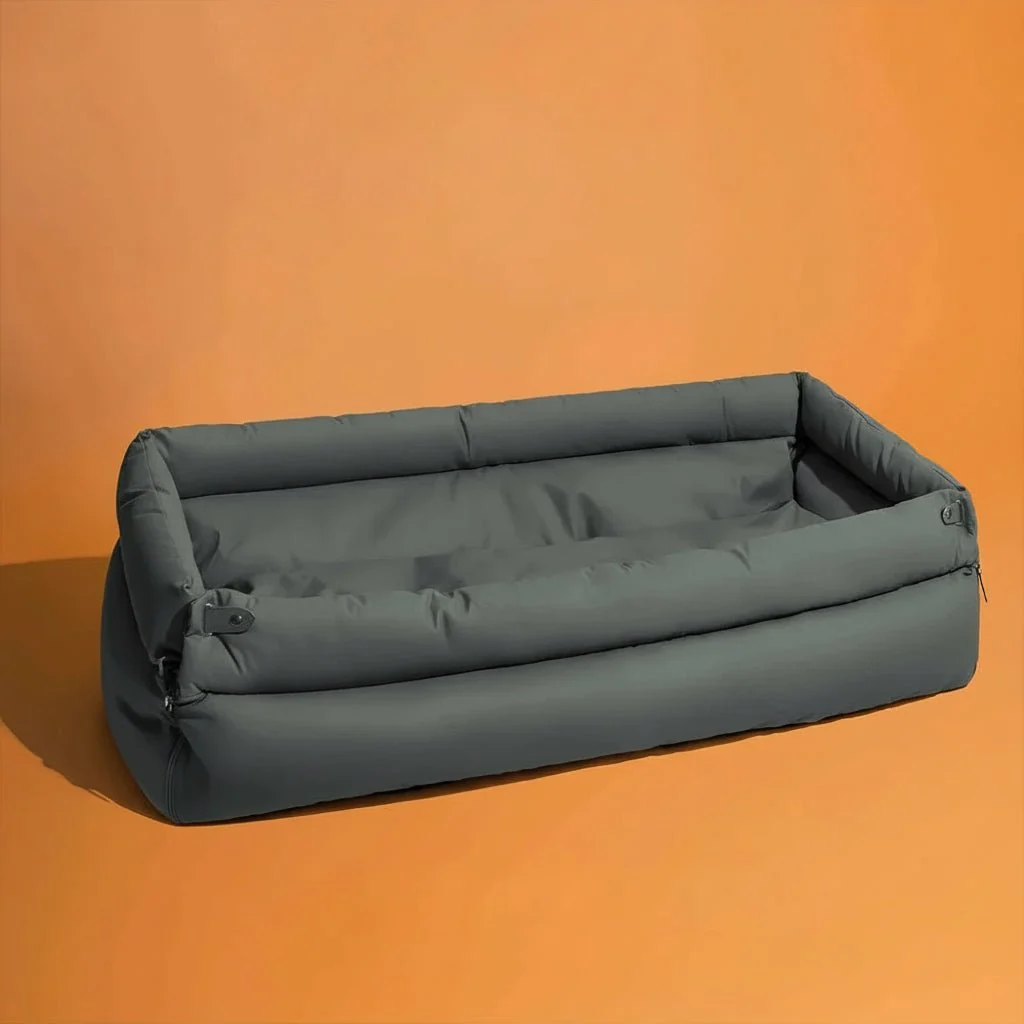 SEATPAW ELITE – Large Dog Car Seat Bed made of Faux Leather with Elegant Finish and Non-Slip Support - Image 10