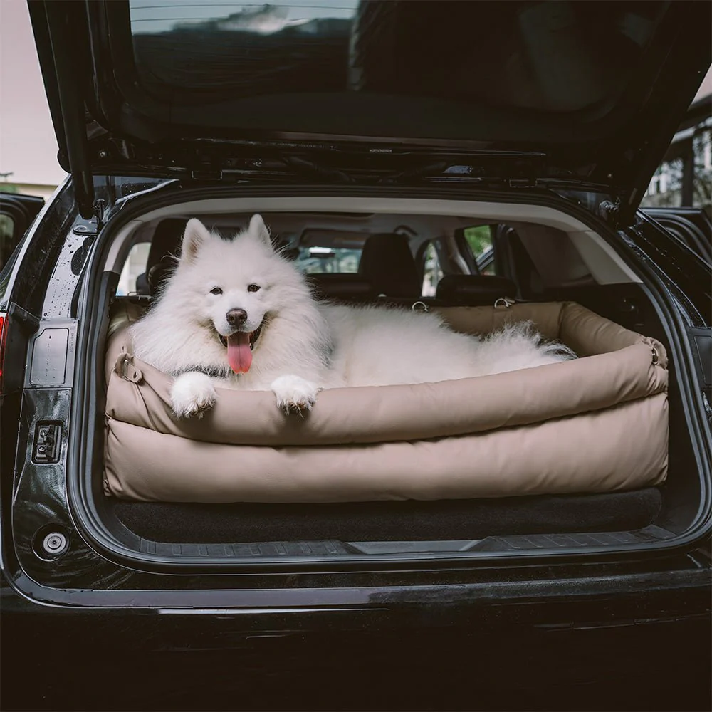 SEATPAW ELITE – Large Dog Car Seat Bed made of Faux Leather with Elegant Finish and Non-Slip Support - Image 6