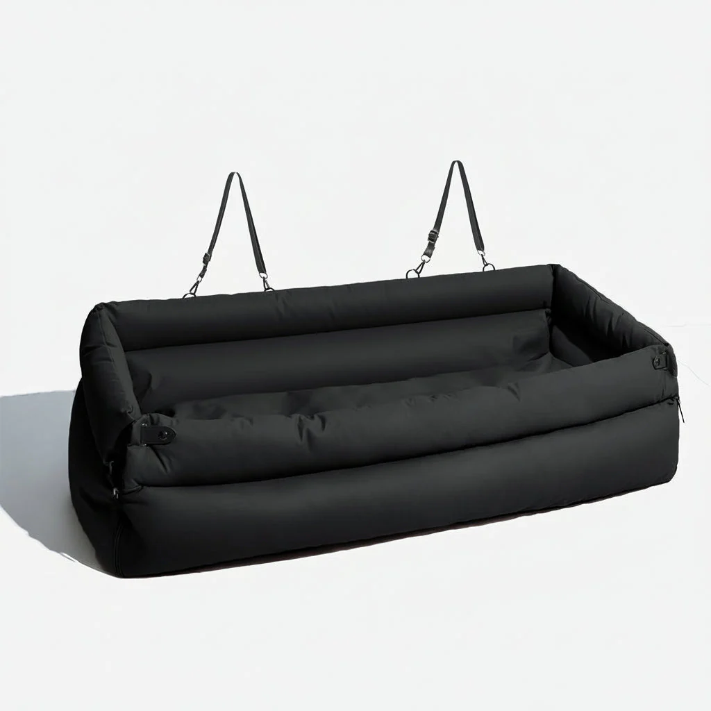 SEATPAW ELITE – Large Dog Car Seat Bed made of Faux Leather with Elegant Finish and Non-Slip Support - Image 7