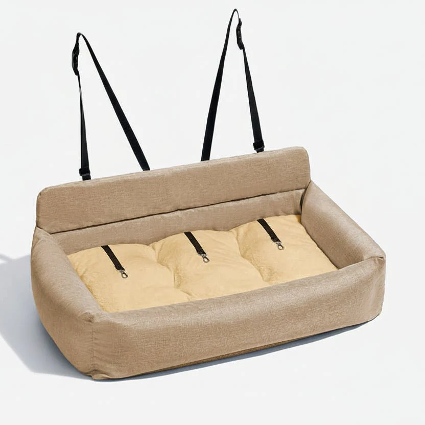 SEATPUP – Large washable dog car bed with secure straps and non-slip support - Image 11