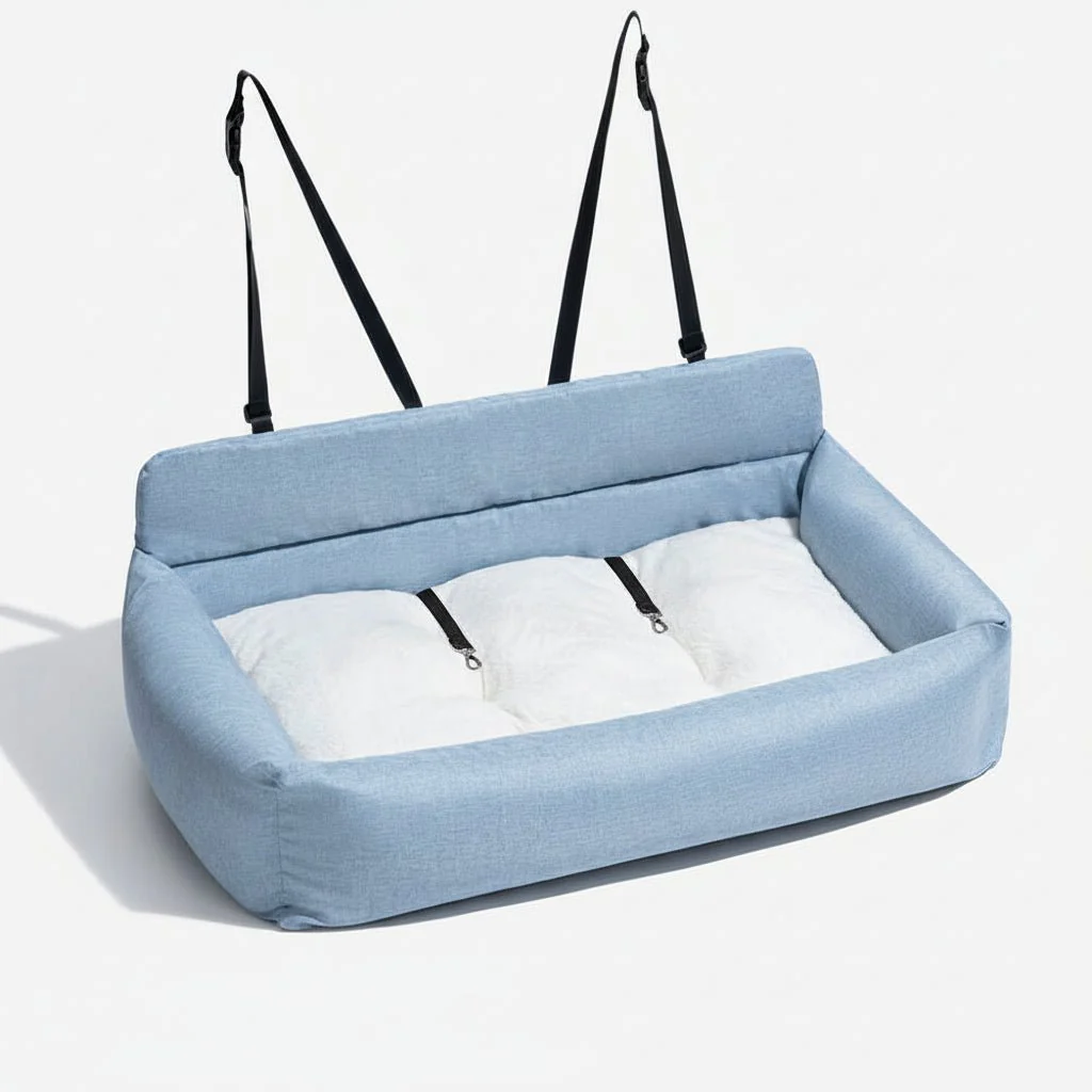 SEATPUP – Large washable dog car bed with secure straps and non-slip support - Image 8