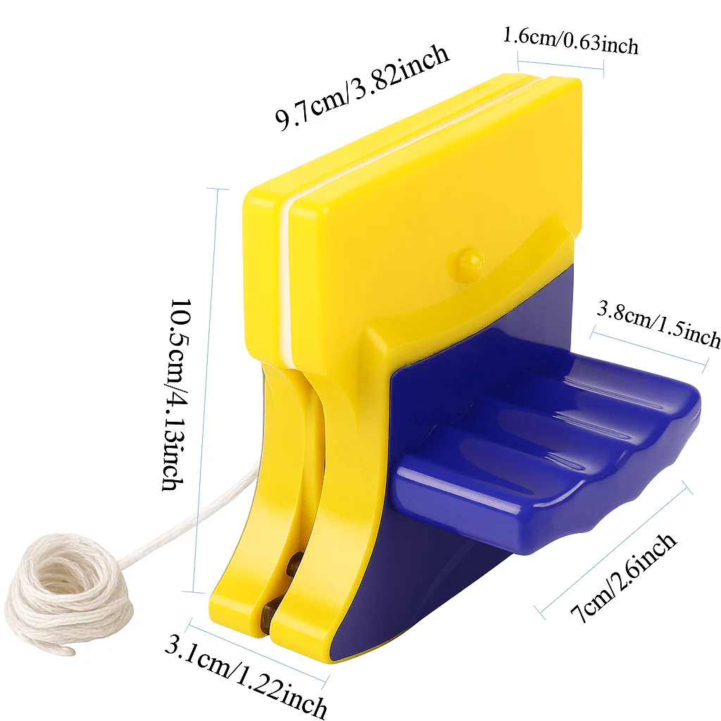 SECURAPANE – Magnetic double-sided glass cleaner with 1.2 m safety rope - Image 7