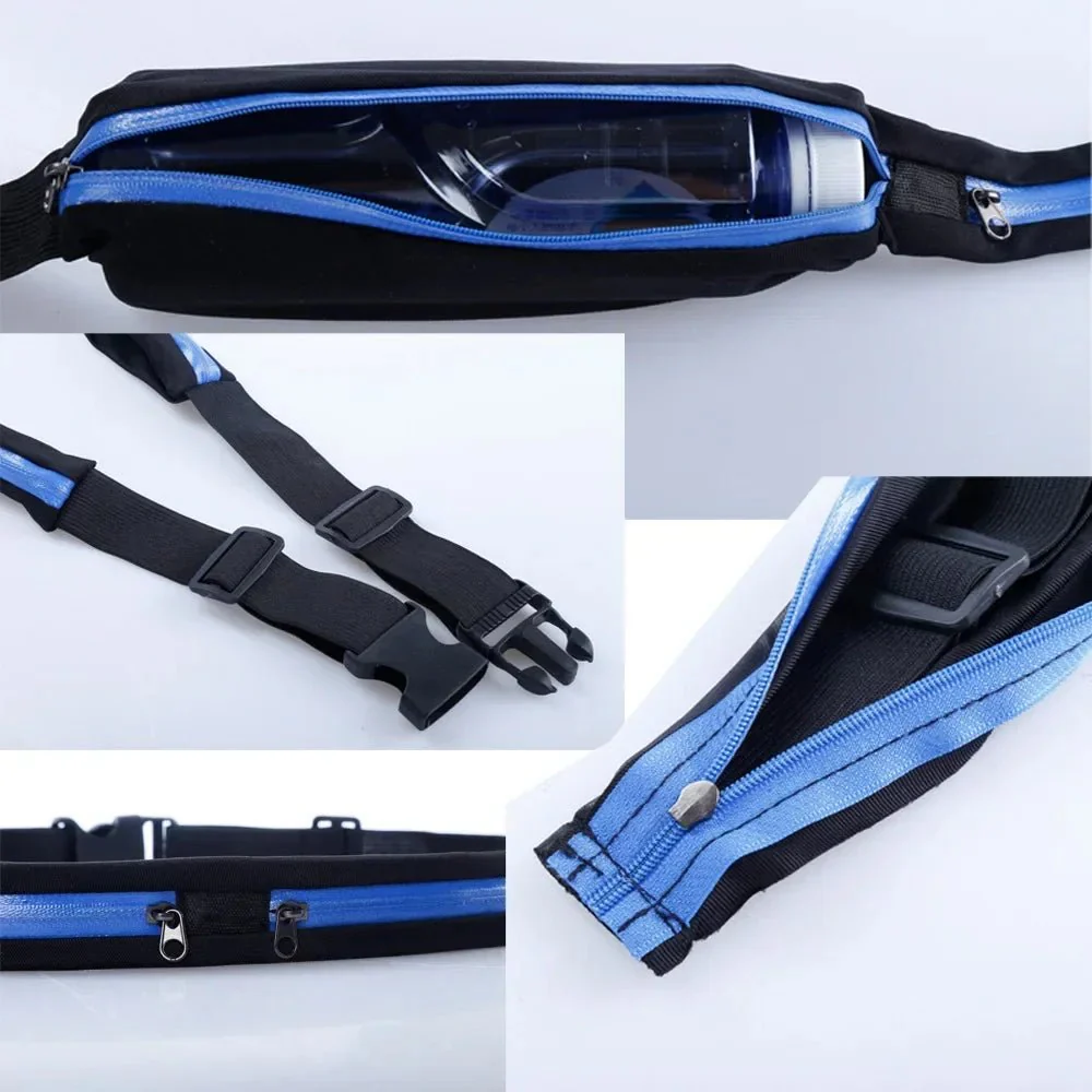 SECUREBELT – Adjustable Waterproof Running Waist Bag with Two Compartments - Image 3
