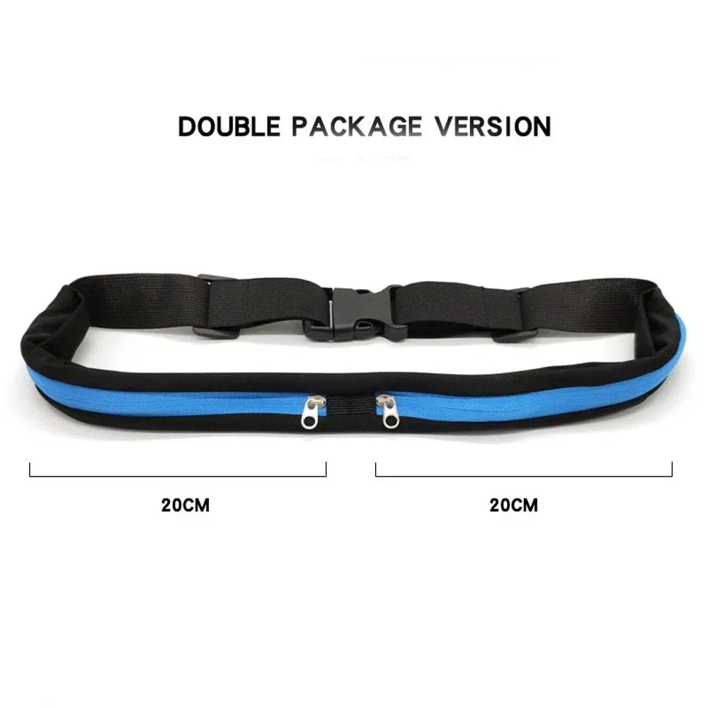 SECUREBELT – Adjustable Waterproof Running Waist Bag with Two Compartments - Image 5
