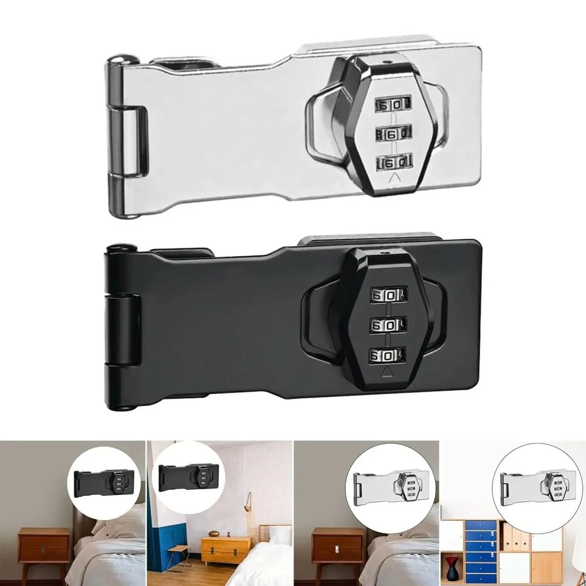 SecureLock – Keyless Combination Lock made of Zinc Alloy & Iron - Image 5
