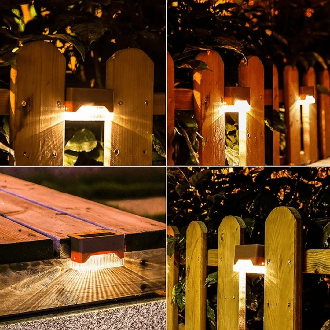 GlowLite Solar - Self-adhesive solar lights for garden, stairs & balcony with warm white light - Image 5