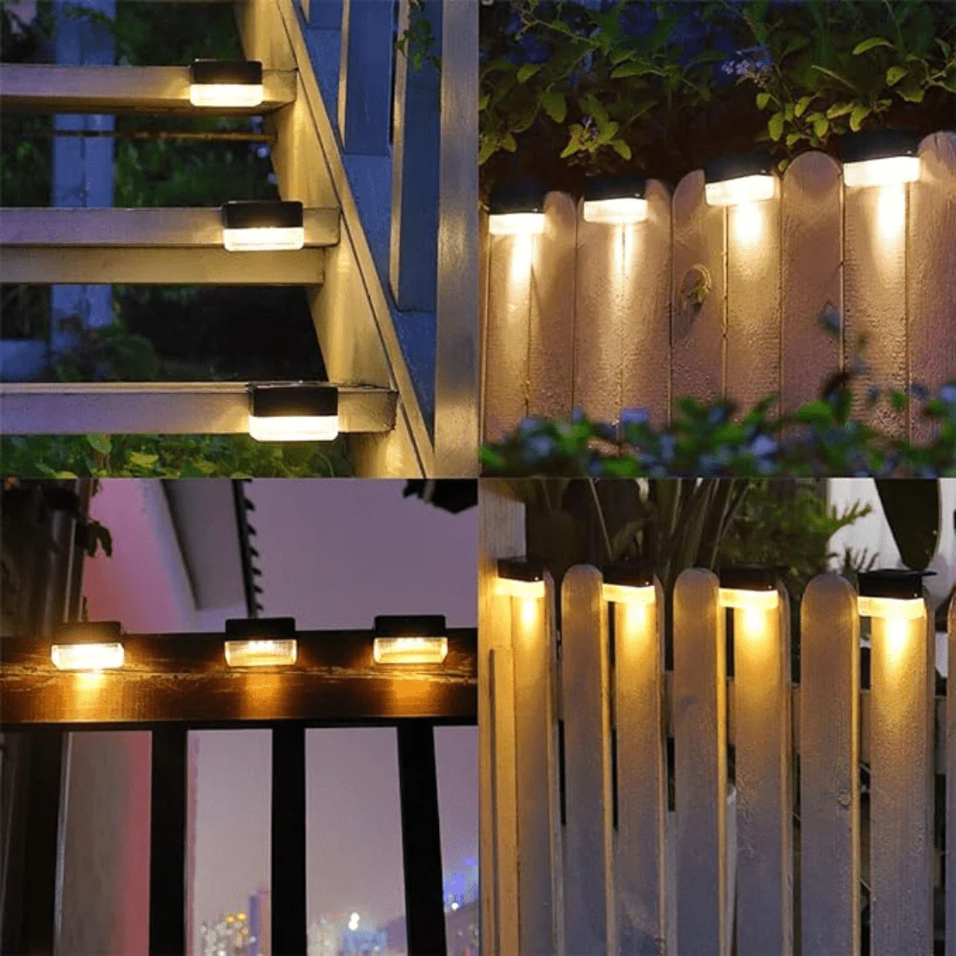 GlowLite Solar - Self-adhesive solar lights for garden, stairs & balcony with warm white light - Image 6