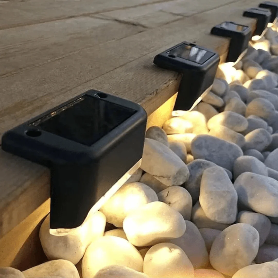 GlowLite Solar - Self-adhesive solar lights for garden, stairs & balcony with warm white light - Image 7