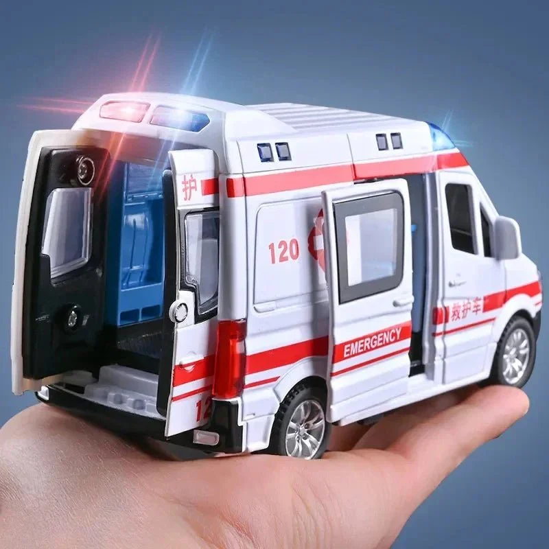 SERVEHERO – Mini Rescue Vehicle Collection with Ambulance, Fire Truck & Police Car - Image 2