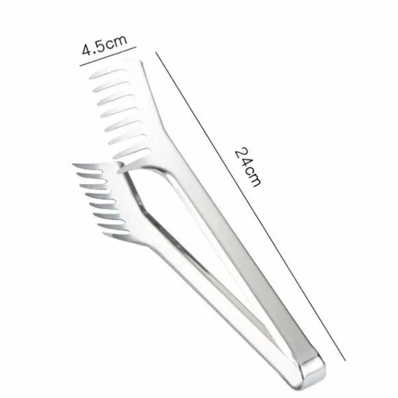 SERVEPRO – Ergonomic Stainless Steel Serving Tongs for Pasta & More - Image 5