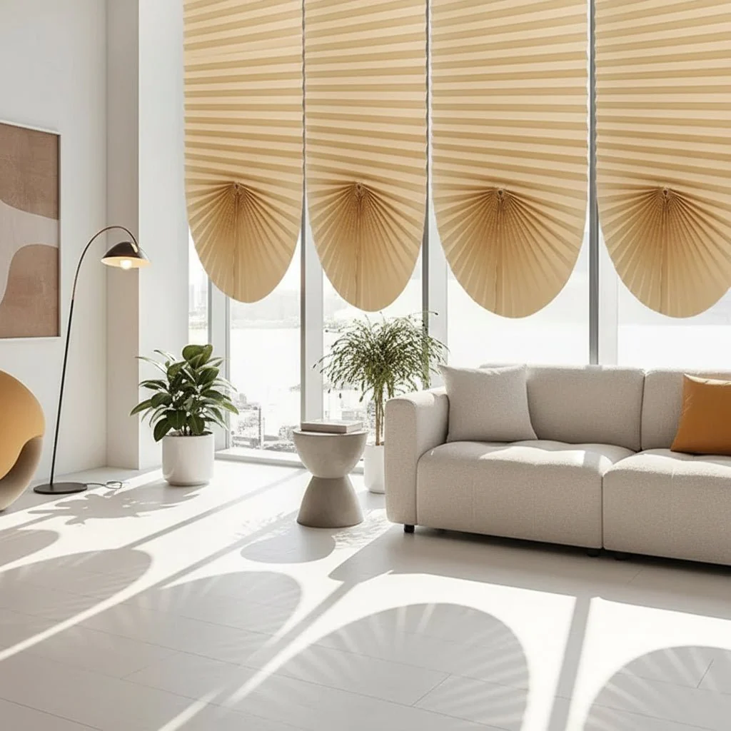 SHADEFLEX – Pleated Blackout Blinds, Self-Adhesive Roller Blinds for Home & Office - Image 2