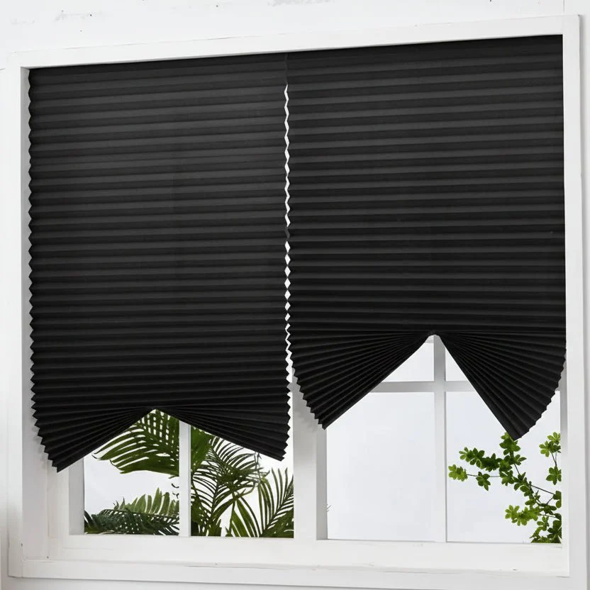 SHADEFLEX – Pleated Blackout Blinds, Self-Adhesive Roller Blinds for Home & Office - Image 3