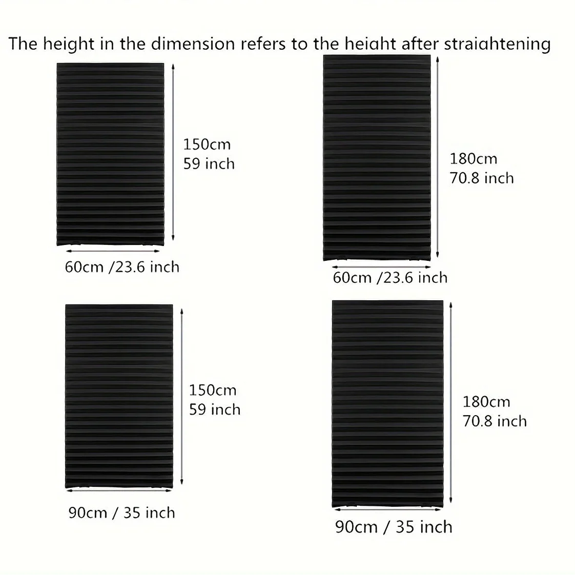 SHADEFLEX – Pleated Blackout Blinds, Self-Adhesive Roller Blinds for Home & Office - Image 5