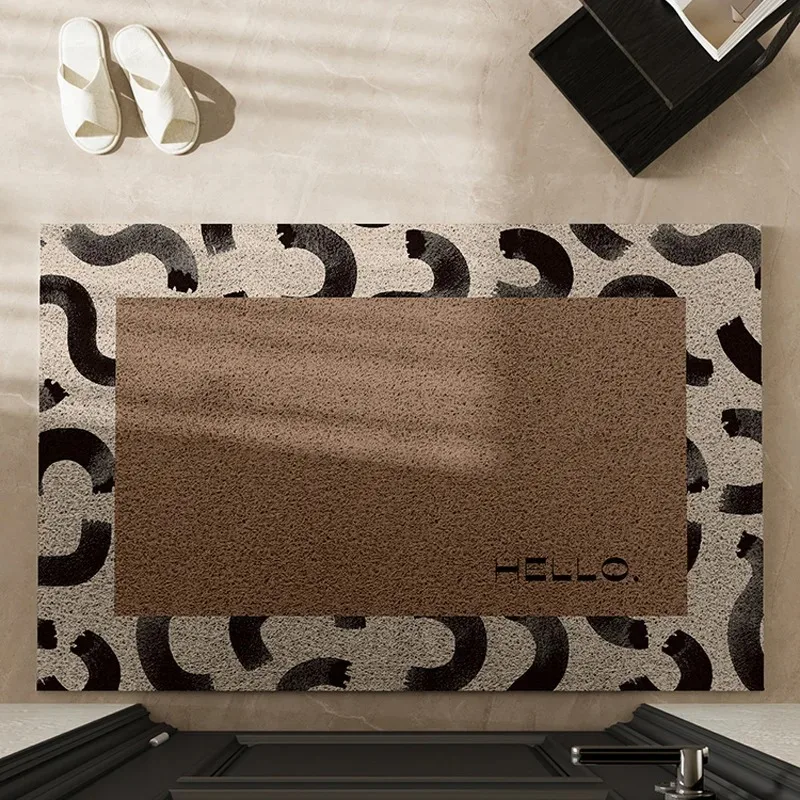 SHAPEMAT – Stylish geometric flannel rug mat, soft non-slip design for home decor - Image 11