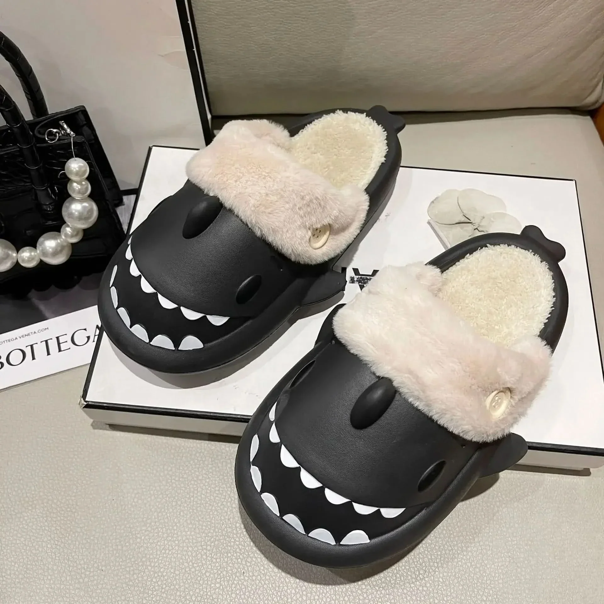 SharkySteps - Playful shark slippers for warm & stylish winter evenings at home - Image 9