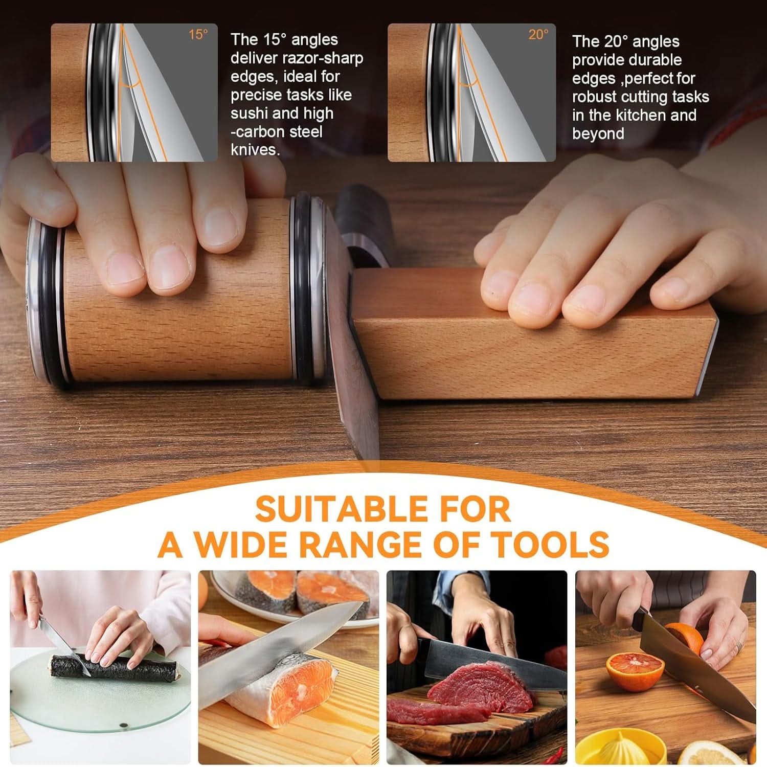 SHARPEDGE – Professional Knife Sharpener with Diamond Roller - Image 5