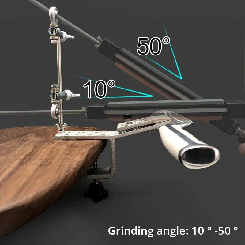 SHARPMECH – Precise manual knife sharpener with adjustable rotatable clamp for all blades - Image 3