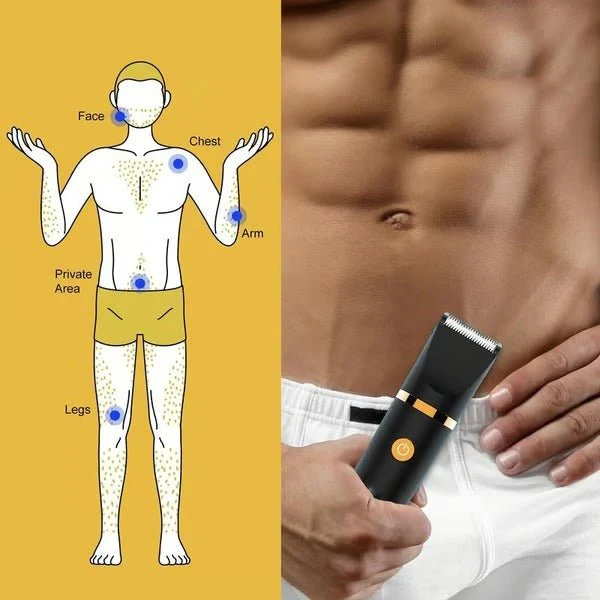 SHAVTRIQ – 3-in-1 Waterproof Body & Intimate Razor for Men - Image 5