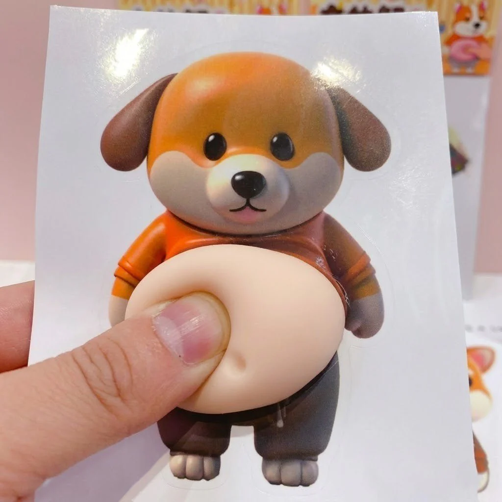 SHIBBLY – Cute Shiba Silicone Sticker with Shock-Absorbing Design - Image 4