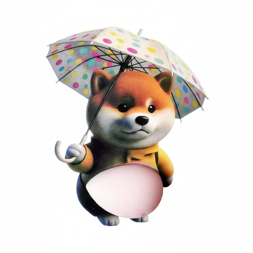 SHIBBLY – Cute Shiba Silicone Sticker with Shock-Absorbing Design - Image 6