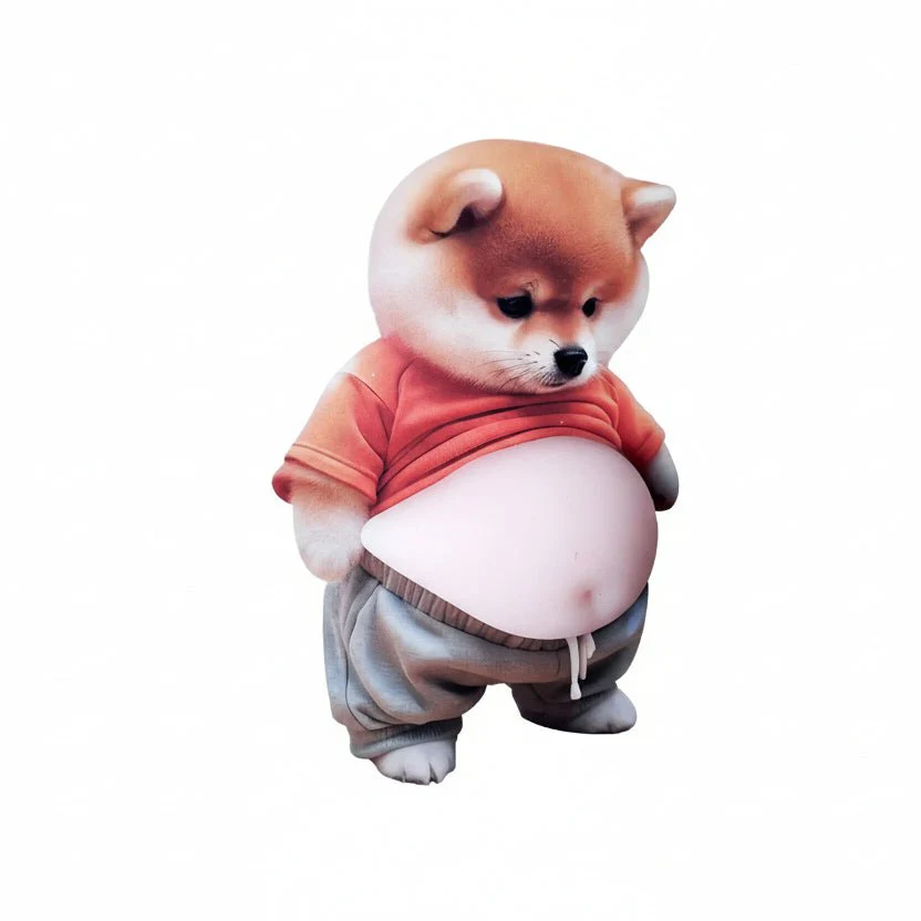 SHIBBLY – Cute Shiba Silicone Sticker with Shock-Absorbing Design - Image 7