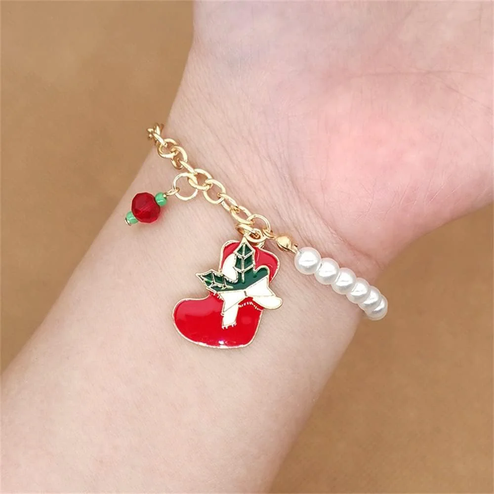 SHINELET – Festive charm bracelet with shimmering beads for Christmas - Image 9