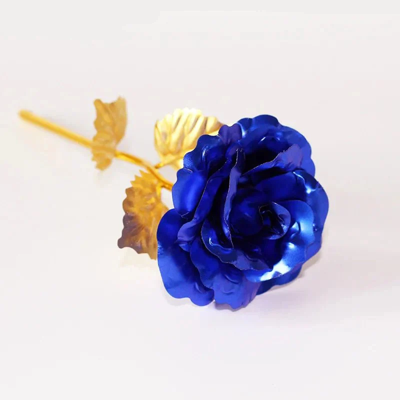 SHINEPETAL โ Elegant golden artificial rose with luxurious gold foil finish - Image 13