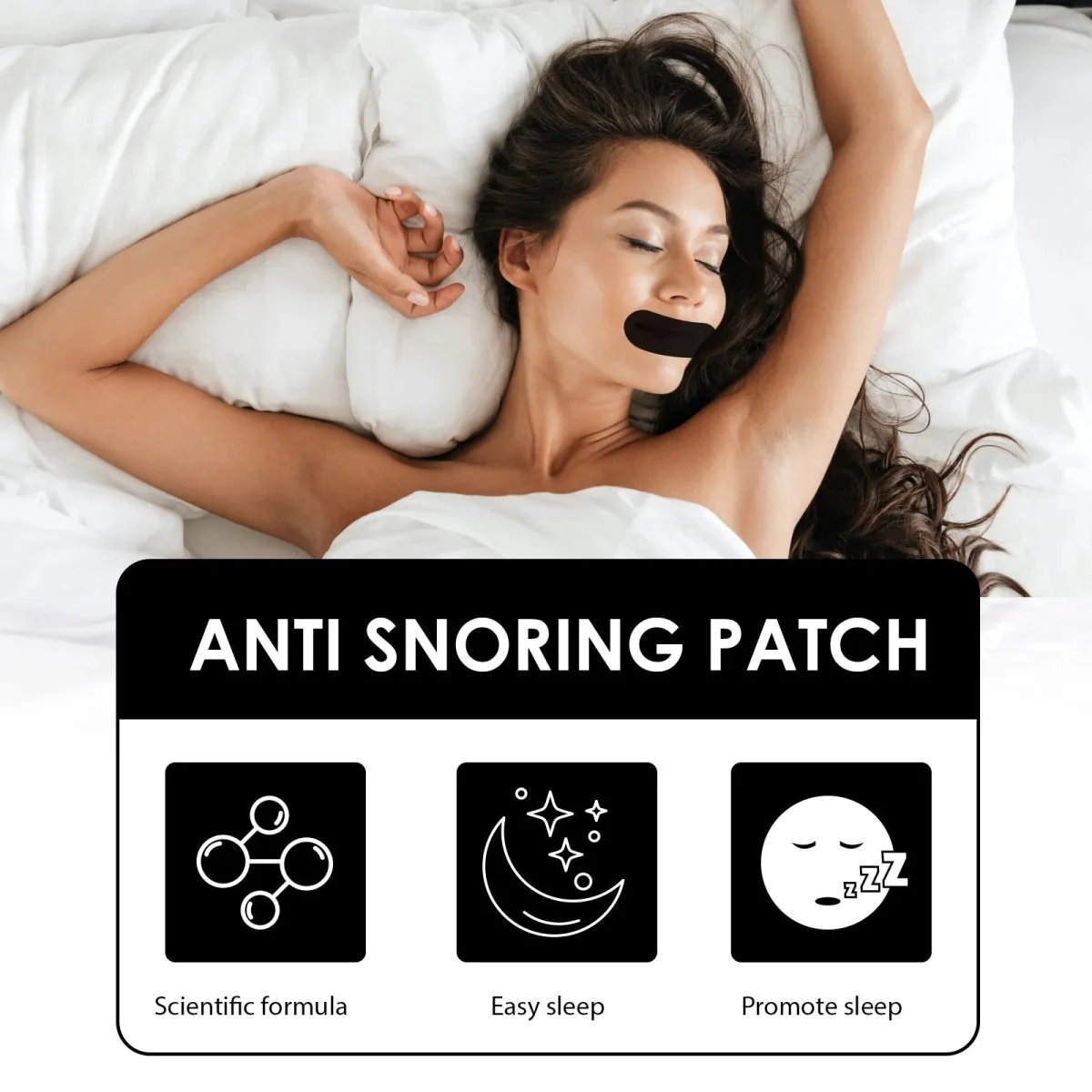 SILENTBREATH – Anti-Snoring Mouth Tape for Sleep, Comfortable Tape to Promote Nasal Breathing - Image 5