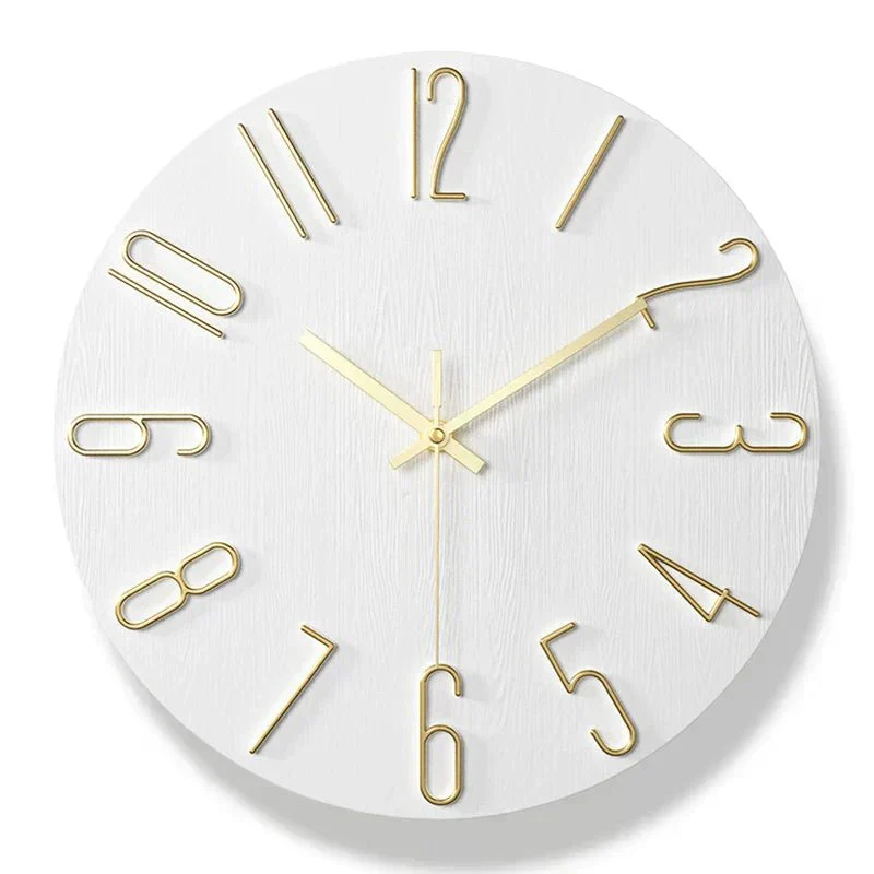SILENTGRAIN – Frameless Wooden Wall Clock in Scandinavian Minimalist Style - Image 7