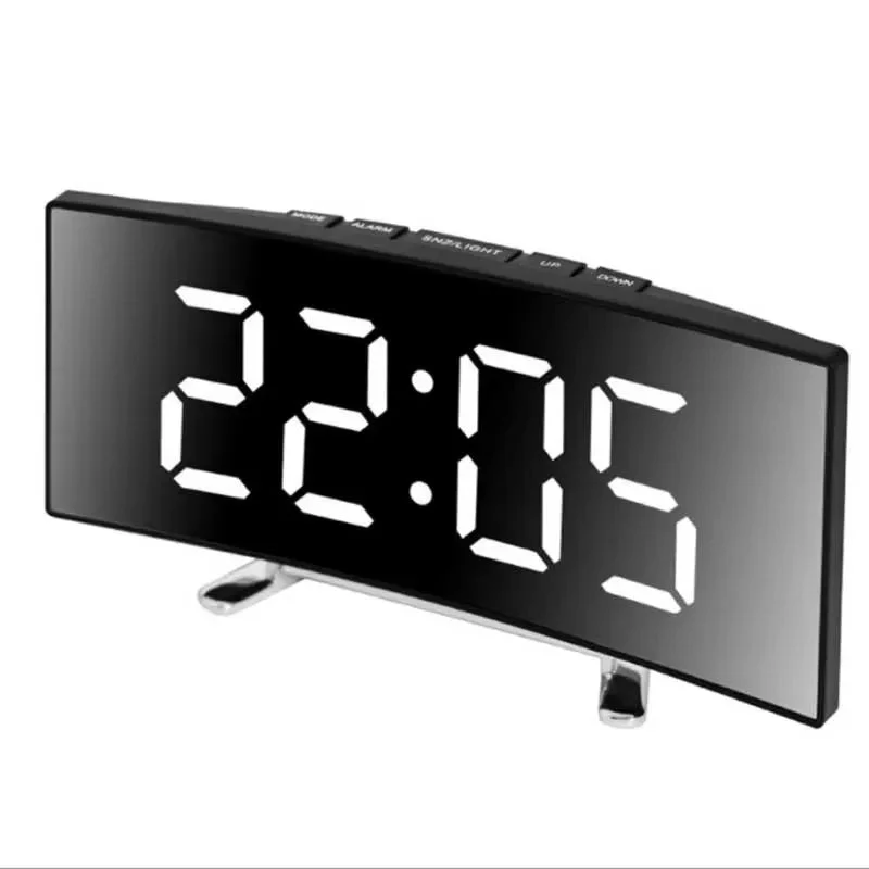SILENZA – Silent LED Mirror Alarm Clock for Modern Rooms - Image 9