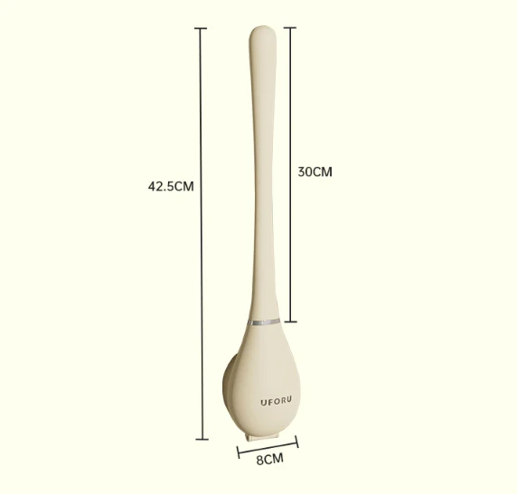 SilicoClean – Hygienic Silicone Toilet Brush with Holder - Image 2