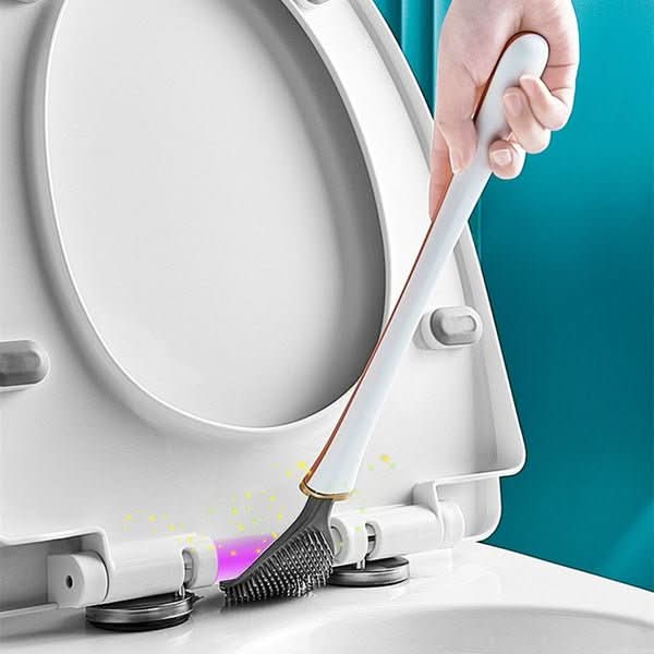 SilicoClean – Hygienic Silicone Toilet Brush with Holder - Image 7